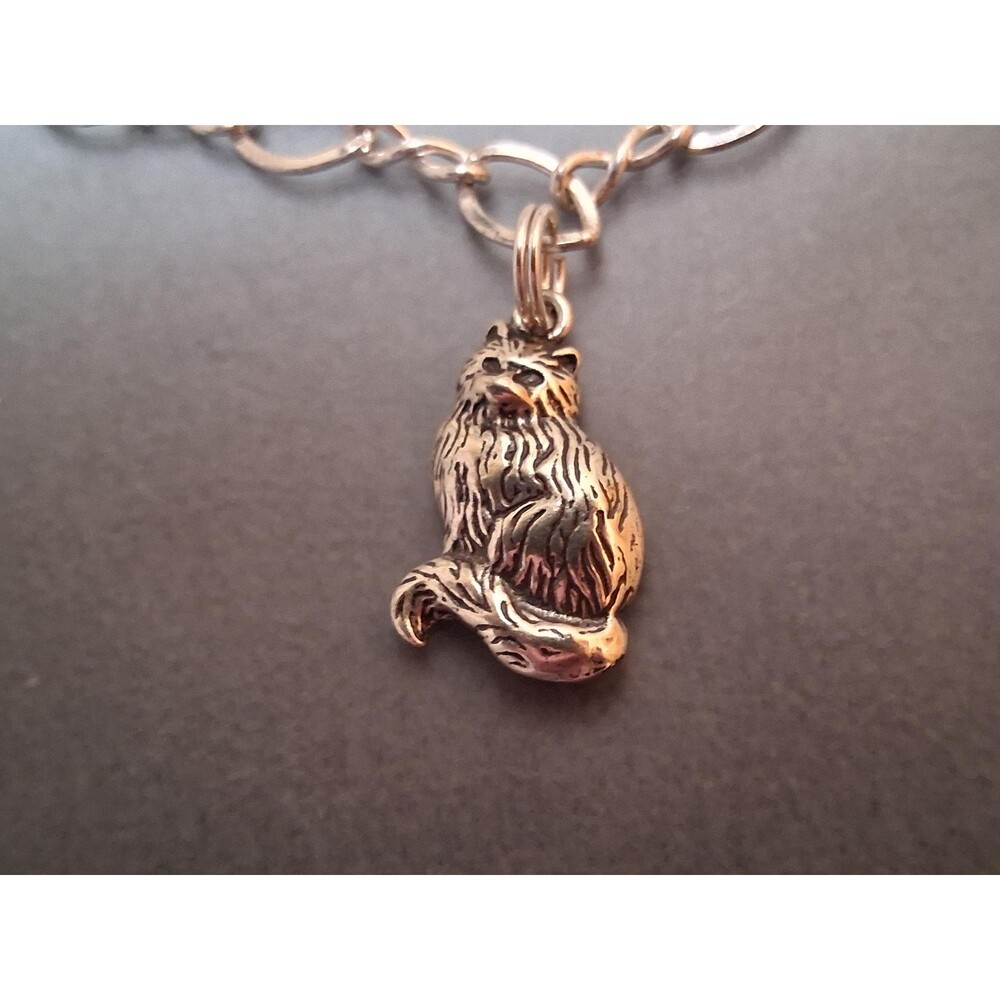 Vintage Cat Charm Bracelet - Picture 2 of 3